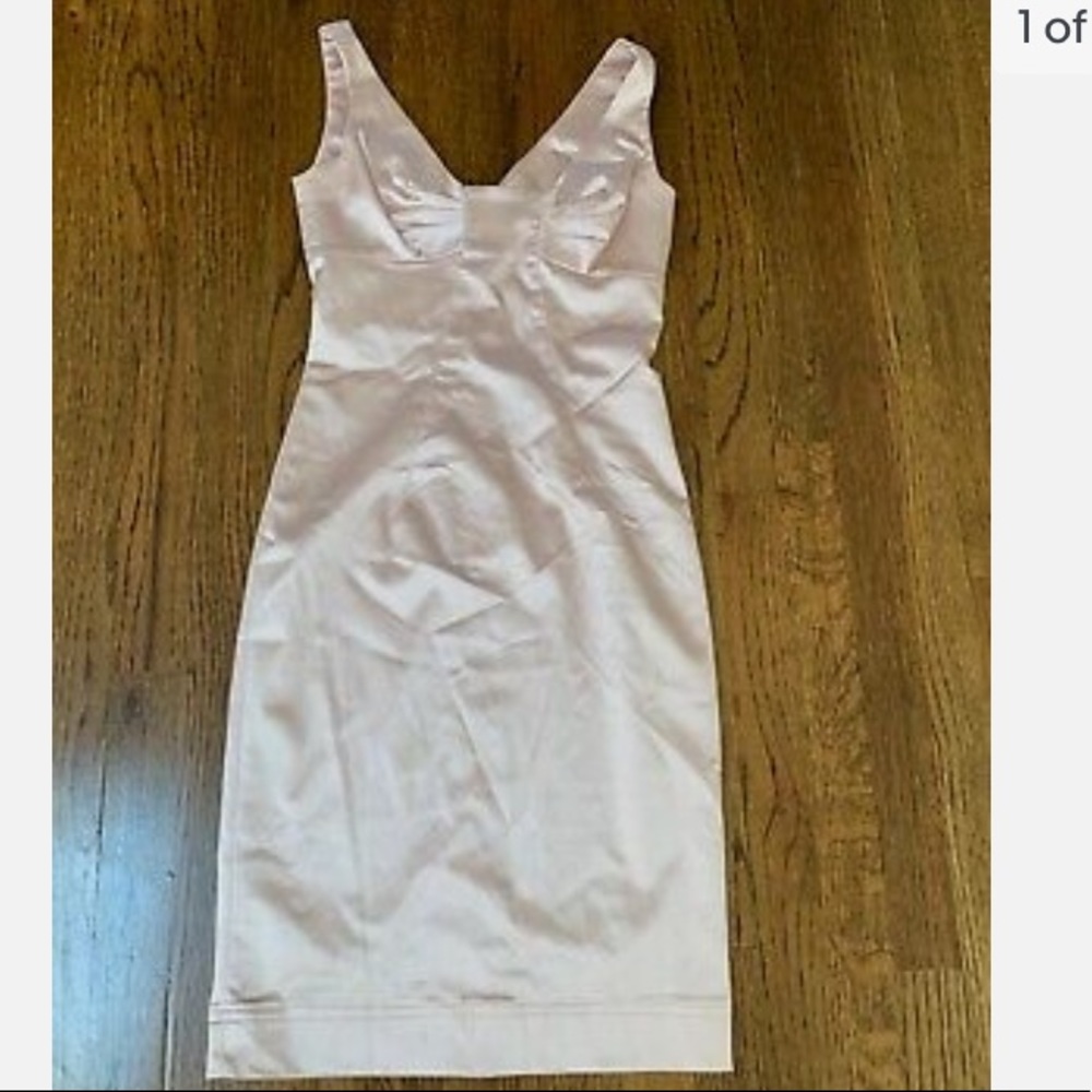 D&G Dolce & Gabbana pink satin dress Size 38